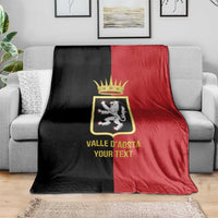 Personalized Italy Aosta Valley Blanket Inspiration Flags Style