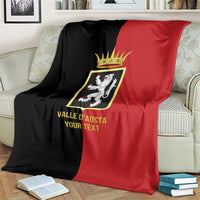 Personalized Italy Aosta Valley Blanket Inspiration Flags Style