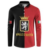 Personalized Italy Aosta Valley Button Sweatshirt Inspiration Flags Style