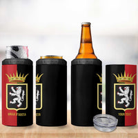 Personalized Italy Aosta Valley 4 in 1 Can Cooler Tumbler Inspiration Flags Style
