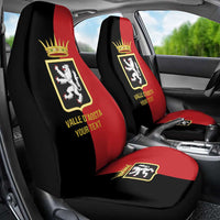 Personalized Italy Aosta Valley Car Seat Cover Inspiration Flags Style