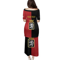 Personalized Italy Aosta Valley Family Matching Puletasi and Hawaiian Shirt Inspiration Flags Style