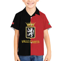 Personalized Italy Aosta Valley Family Matching Tank Maxi Dress and Hawaiian Shirt Inspiration Flags Style