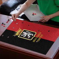 Personalized Italy Aosta Valley Puzzle Inspiration Flags Style - Wonder Print Shop