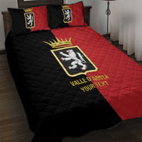 Personalized Italy Aosta Valley Quilt Bed Set Inspiration Flags Style