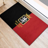 Personalized Italy Aosta Valley Rubber Doormat Inspiration Flags Style