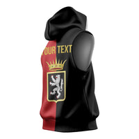 Personalized Italy Aosta Valley Sleeveless Hoodie Inspiration Flags Style - Wonder Print Shop