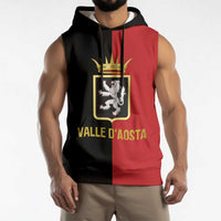 Personalized Italy Aosta Valley Sleeveless Hoodie Inspiration Flags Style - Wonder Print Shop