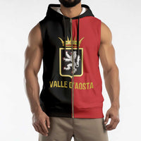 Personalized Italy Aosta Valley Sleeveless Zip Hoodie Inspiration Flags Style - Wonder Print Shop