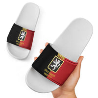 Personalized Italy Aosta Valley Slide Sandals Inspiration Flags Style - Wonder Print Shop