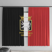 Personalized Italy Aosta Valley Window Curtain Inspiration Flags Style