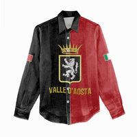 Personalized Italy Aosta Valley Women Casual Shirt Inspiration Flags Style