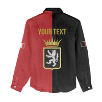 Personalized Italy Aosta Valley Women Casual Shirt Inspiration Flags Style