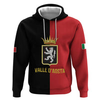 Personalized Italy Aosta Valley Zip Hoodie Inspiration Flags Style