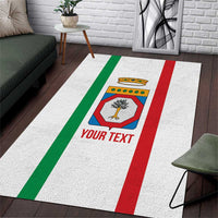 Personalized Italy Apulia Area Rug Inspiration Flags Style