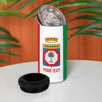 Personalized Italy Apulia 4 in 1 Can Cooler Tumbler Inspiration Flags Style