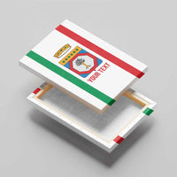 Personalized Italy Apulia Canvas Wall Art Inspiration Flags Style