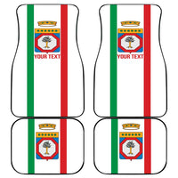 Personalized Italy Apulia Car Mats Inspiration Flags Style
