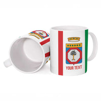 Personalized Italy Apulia Ceramic Mug Inspiration Flags Style - Wonder Print Shop