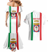 Personalized Italy Apulia Couples Matching Mermaid Dress and Hawaiian Shirt Inspiration Flags Style