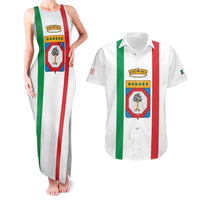 Personalized Italy Apulia Couples Matching Tank Maxi Dress and Hawaiian Shirt Inspiration Flags Style