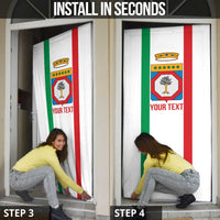 Personalized Italy Apulia Door Cover Inspiration Flags Style - Wonder Print Shop