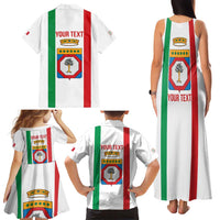 Personalized Italy Apulia Family Matching Tank Maxi Dress and Hawaiian Shirt Inspiration Flags Style