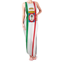Personalized Italy Apulia Family Matching Tank Maxi Dress and Hawaiian Shirt Inspiration Flags Style