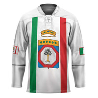Personalized Italy Apulia Hockey Jersey Inspiration Flags Style - Wonder Print Shop