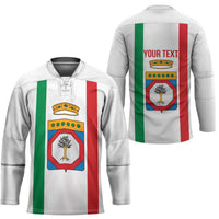 Personalized Italy Apulia Hockey Jersey Inspiration Flags Style - Wonder Print Shop