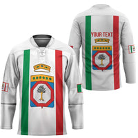 Personalized Italy Apulia Hockey Jersey Inspiration Flags Style - Wonder Print Shop