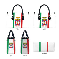 Personalized Italy Apulia Leather Bag Inspiration Flags Style - Wonder Print Shop