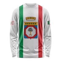 Personalized Italy Apulia Long Sleeve Shirt Inspiration Flags Style