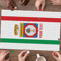 Personalized Italy Apulia Puzzle Inspiration Flags Style - Wonder Print Shop