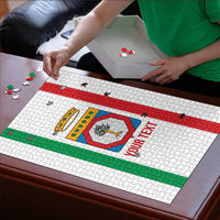 Personalized Italy Apulia Puzzle Inspiration Flags Style - Wonder Print Shop