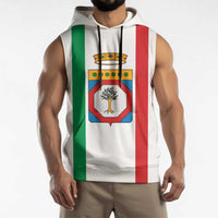 Personalized Italy Apulia Sleeveless Hoodie Inspiration Flags Style - Wonder Print Shop