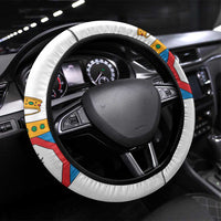 Italy Apulia Steering Wheel Cover Inspiration Flags Style