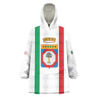 Personalized Italy Apulia Wearable Blanket Hoodie Inspiration Flags Style