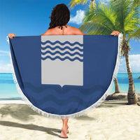 Personalized Italy Basilicata Beach Blanket Inspiration Flags Style