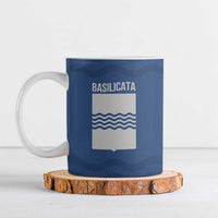 Personalized Italy Basilicata Ceramic Mug Inspiration Flags Style - Wonder Print Shop