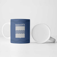 Personalized Italy Basilicata Ceramic Mug Inspiration Flags Style - Wonder Print Shop