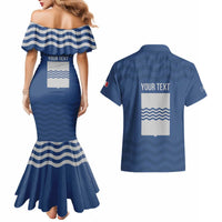 Personalized Italy Basilicata Couples Matching Mermaid Dress and Hawaiian Shirt Inspiration Flags Style