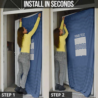 Personalized Italy Basilicata Door Cover Inspiration Flags Style - Wonder Print Shop