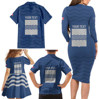 Personalized Italy Basilicata Family Matching Long Sleeve Bodycon Dress and Hawaiian Shirt Inspiration Flags Style