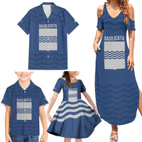 Personalized Italy Basilicata Family Matching Summer Maxi Dress and Hawaiian Shirt Inspiration Flags Style