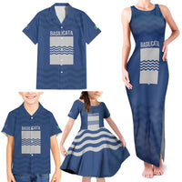 Personalized Italy Basilicata Family Matching Tank Maxi Dress and Hawaiian Shirt Inspiration Flags Style