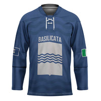 Personalized Italy Basilicata Hockey Jersey Inspiration Flags Style - Wonder Print Shop