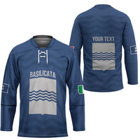 Personalized Italy Basilicata Hockey Jersey Inspiration Flags Style - Wonder Print Shop