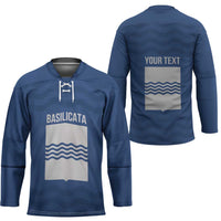 Personalized Italy Basilicata Hockey Jersey Inspiration Flags Style - Wonder Print Shop