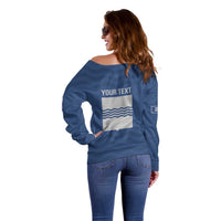 Personalized Italy Basilicata Off Shoulder Sweater Inspiration Flags Style
